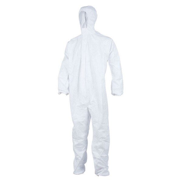 OA25-XL Disposable Overalls XL | Ecospill Extra Large XL Overalls | Spill Kits Sydney Melbourne Brisbane Perth Canberra | Australia Chemical Spill Kits